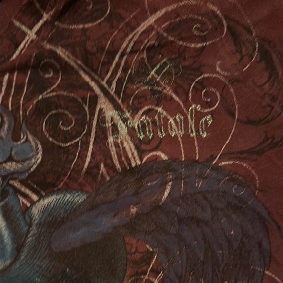 Sinful Red Graphic Fitted T-Shirt - Picture 4 of 5